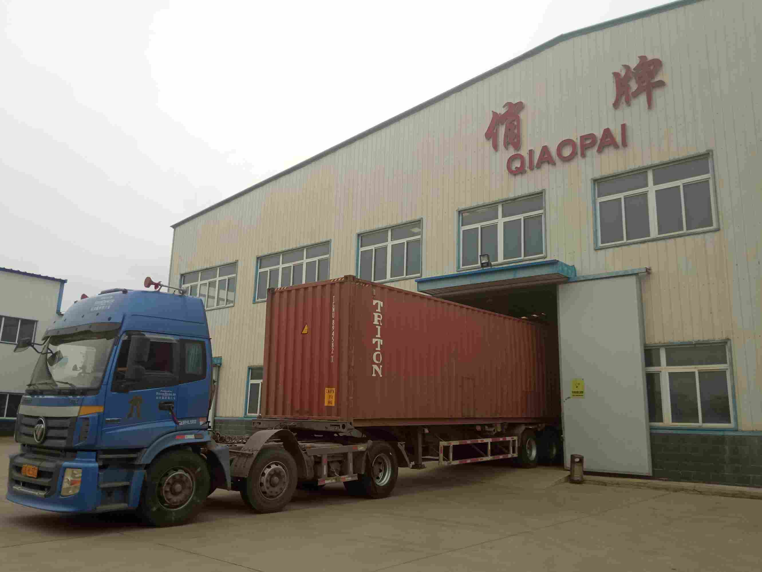 Liaoning Qiaopai Machineries Co., Ltd. exports sunflower seed dehulling equipment TFKH-1200 to North America.